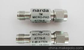 Narda 4779-6 射频固定衰减器 6dB性能，DC-18GHz宽频覆盖
